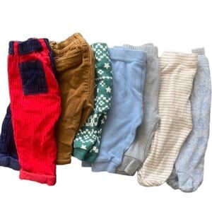Kids Colorful Pants Set 7pcs